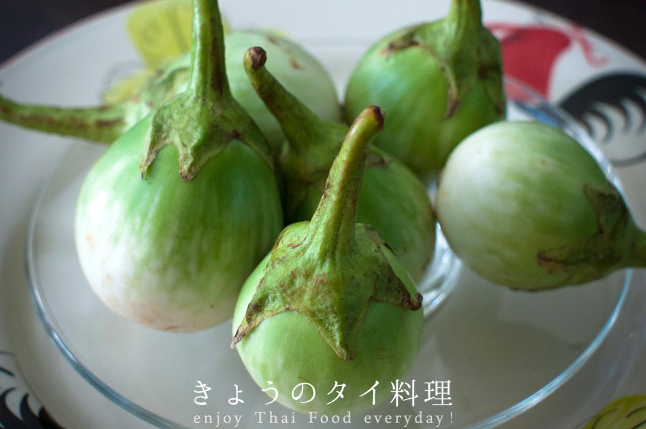 マクアポมะเขือเปราะタイ丸なす栽培